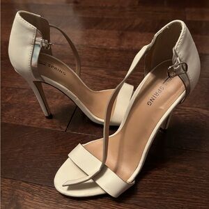 Call it spring white heels